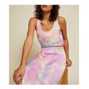 Nation LTD. 2-Pc Colorful Set Naomi Top Sz XS & Juliana Bias Midi Skirt Medium